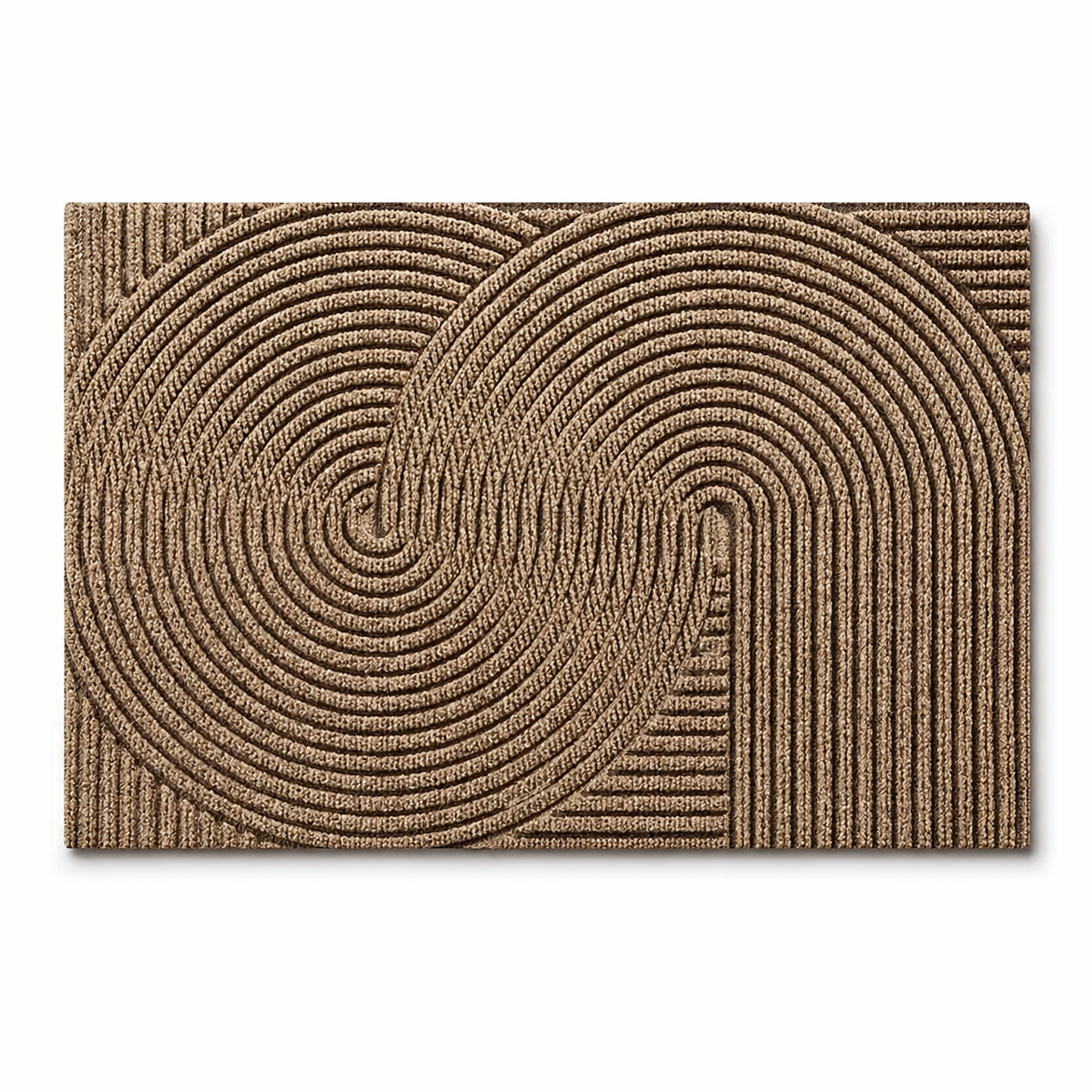Ribbed non-slip door mat, colour option