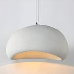 Pebble shape, white